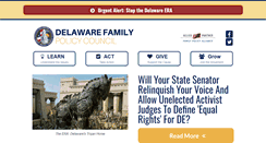 Desktop Screenshot of delawarefamilies.org